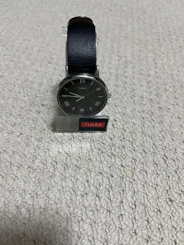 Timex 아날로그 손목시계 블랙