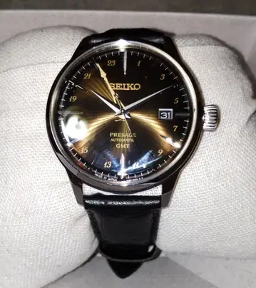 세이코 프레사지 자동 와인딩 메카니컬 손목시계 SARY243 칵테일 타임