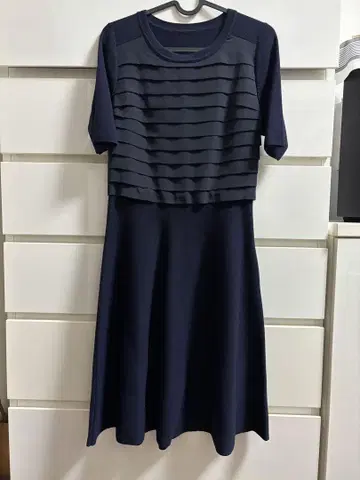 [ 새상품급 ] 아나이 네이비 원피스