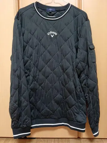 Callaway 퀼팅 긴팔 블랙