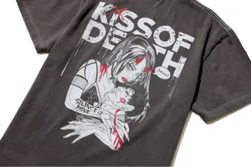 SiM KISS OF DEATH 티셔츠 다크 그레이 XL