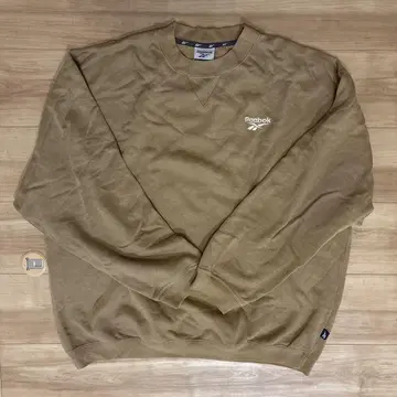 Reebok XL 브라운 맨투맨