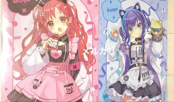 주문은 토끼입니까? 주문토끼 네이비 카페 클리어 파일 2개 세트