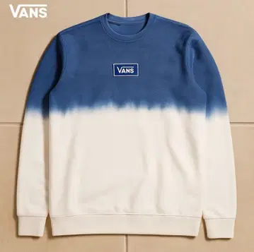 J1543@ VANS 그라데이션 맨투맨 M 화이트