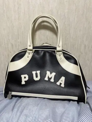 90s 푸마 PUMA 보스턴백 에나멜 레트로 올드 푸마 블랙