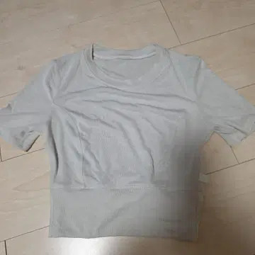 룰루레몬 사이즈 2 반팔 리브 소재