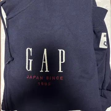 GAP 30주년 헤비웨이트 로고 집업 후드티 네이비