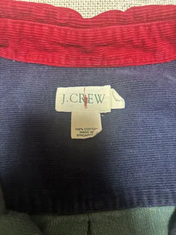 거인 택 jcrew 90s 코듀로이 크레이지 패턴 셔츠 구제 의류