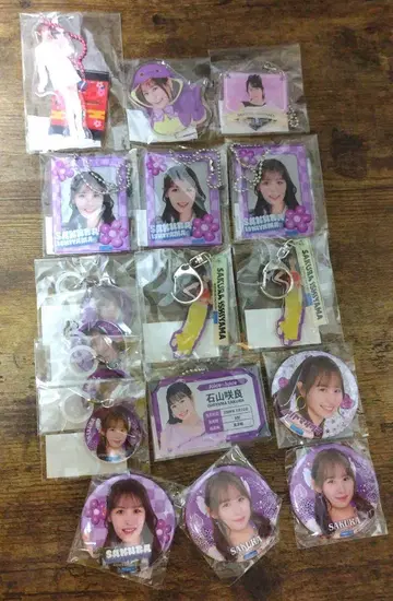 모바가챠 Juice=Juice 이시야마 사쿠라 굿즈 세트
