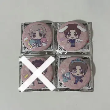 세븐틴 산리오 캔 배지 에스쿱스 조슈아 디노 낱개 판매 가능