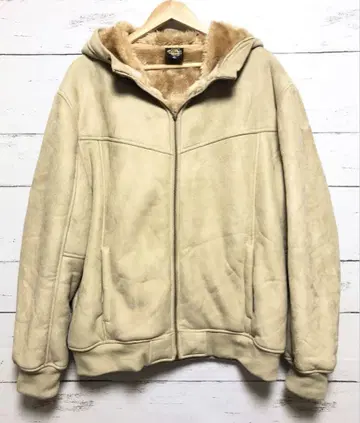 Los Angeles Territory 스웨이드 보아 후드 자켓 XL