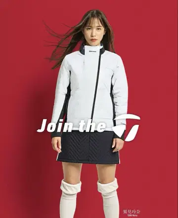 테일러메이드 충전솜 아우터 스커트 블랙 셋업 M