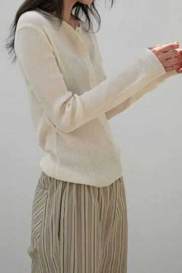 [ 새상품 ] OHOTORO*ribbed button knit