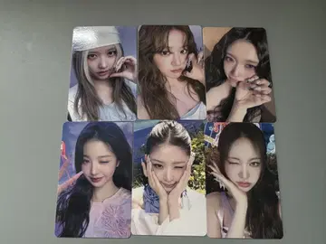IVE SECRET 타워 레코드 트레이딩 카드 6장 컴프