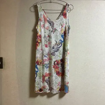 TUNIC 카모이 요코 룸웨어 A라인 슬립 천사 패턴 테로테로