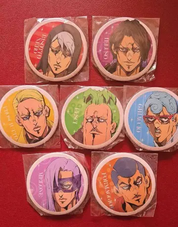 세가 한정판 죠죠의 기묘한 모험 황금의 바람 캔뱃지 암살팀