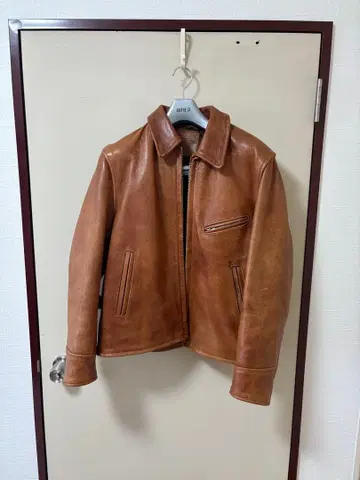 AMERICAN NOSTALGIA 가죽 자켓 아메카지 바이커