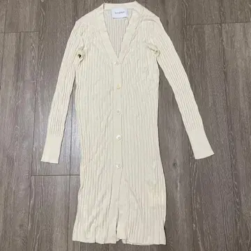 Spick&Span 아이보리 리브 가디건 미사용품