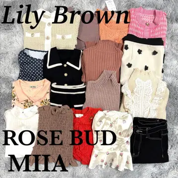 Lily Brown 등 니트 원피스 18벌 묶음 판매