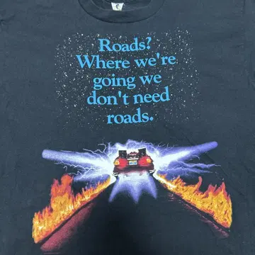 BACK to THE FUTURE universal 택 XL