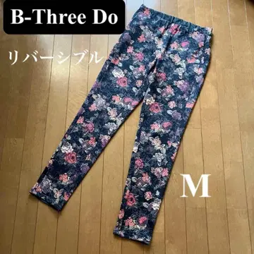 B-THREE Do 비스리 츤파비타 M 리버서블 스트레치 팬츠