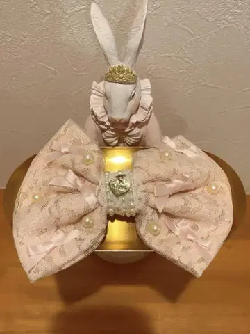 LIZ LI SA 레이스 리본 머리핀