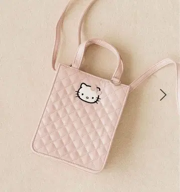 로리즈팜 헬로키티 퀼팅 mini 백 카드 케이스