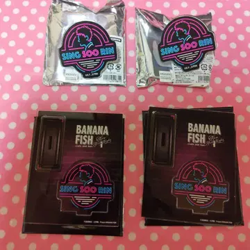 BANANA FISH 콜라보 카페 신 아크릴 배지 아크릴 스탠드 세트