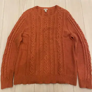 L.L.Bean 코튼 케이블 니트