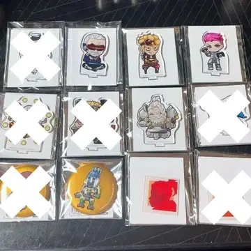 오버워치 굿즈 낱개 판매 333엔~