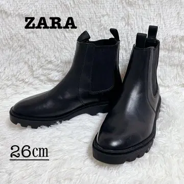 ZARA 자라 사이드 고어 부츠 트랙 밑창 인솔 포함 MENS
