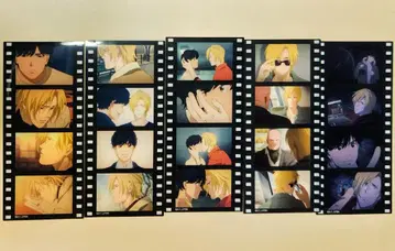 BANANA FISH 바나나 피쉬 카페 클리어 책갈피 5장 세트