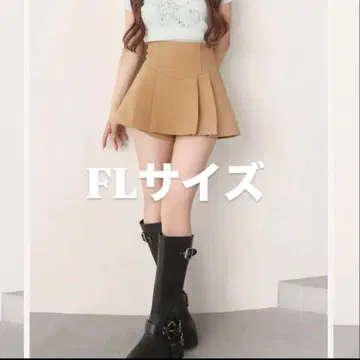 아름다운 실루엣 미니 스커트 beige 베이지