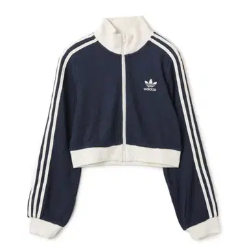 adidas 저지 크롭 트랙탑 블루 택 포함 미사용