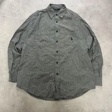 90s NAUTICA 노티카 체크 셔츠 L 사이즈 cityboy