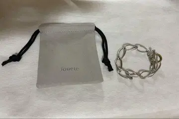 Jouete 실버 체인 팔찌 파우치 포함