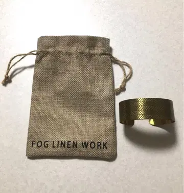 [미사용 새상품*] foglinenwork 뱅글 팔찌 놋쇠 컬러