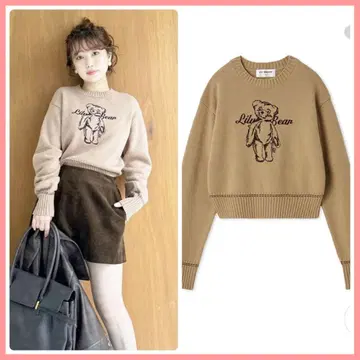 완판 색상 신상 새상품 Lily Bear 자수 니트탑