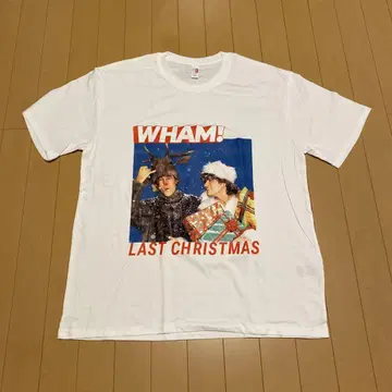 WHAM! LAST CHRISTMAS 티셔츠 XL 화이트