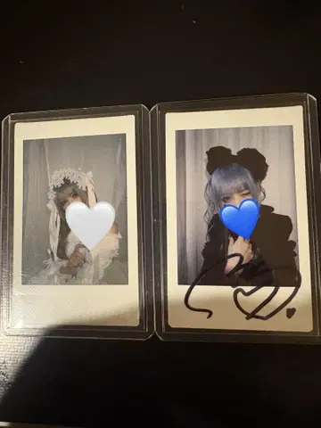 츠키미노 아야 LARME 폴라로이드 사인 세트