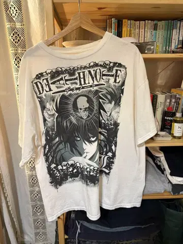 레어 00s 데스노트 티셔츠 L 사이즈 애니메이션 티셔츠 해외 공식