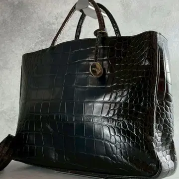 훌라 FURLA 크로커다일 패턴 남성용 비즈니스 백 핸드 2way