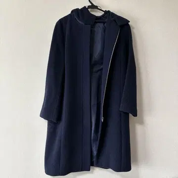 URBAN RESEARCH Rosso 후드 부착 네이비 코트