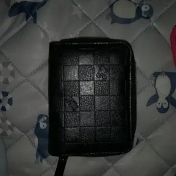 미키마우스 가죽 지갑