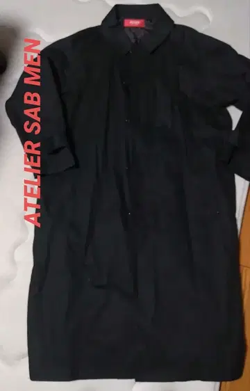 스타일리시 블랙 스텐카라 코트