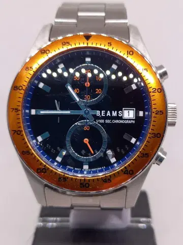 BEAMS CITIZEN 더블 네임 CHRONOGRAPH 손목시계