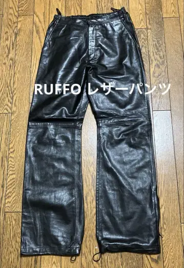RUFFO 총 가죽 팬츠