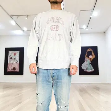 귀 스크래치 80s L Champion Reverse Weave USA제