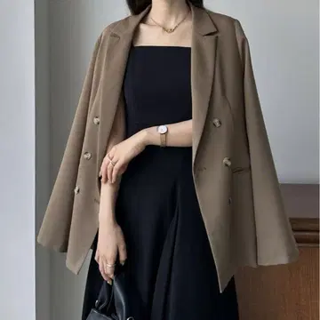 Louere 2way 슬릿 슬리브 테일러드 자켓