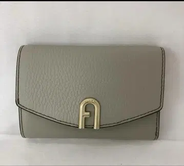 Furla 3단 폴더형 지갑 그레이